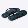 Chinelo HUPI Vibes Preto/Verde ÁguaGrade