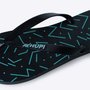 Chinelo HUPI Vibes Preto/Verde ÁguaGrade
