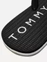 Chinelo Tommy Hilfiger Rubber Masculino Preto e Cinza