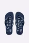 Chinelo Tommy Hilfiger Web Beach Azul Marinho