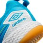 Chuteira Futsal Umbro Pro 5 Bump Branco e Azul