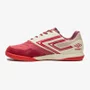 Chuteira Futsal Umbro Pro 5 Bump Club Vermelho e Bege