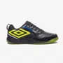 Chuteira Futsal Umbro Pro 5 Bump Preto e Verde