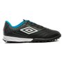 Chuteira Society Umbro Tocco III Club Preto e Azul