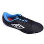 Chuteira Umbro Futebol Tocco III Preto e Azul