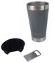 Copo Térmico Pullo Kippis 480ML Cinza