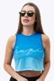 Cropped HUPI Colors Azul