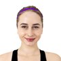 Faixa de Cabelo HUPI Kit 03 Cinza Pink Roxo