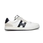 Tênis H Low Cut Lace Up Sneaker Masculino Branco e Azul