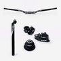 Kit HUPI Ride 700mm Preto c/ Caixa de Direção Tapered para Suspensão Normal