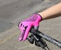 Luva Ciclismo HUPI Dedo Longo Biometria Full Rosa