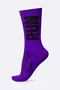 Meia de Corrida HUPI Run Roxo/Preto