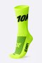 Meia HUPI 10K Amarelo Neon