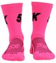 Meia HUPI 5K Rosa - LT para pés menores 34-38