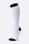 Meia HUPI Air Longa Branco e Preto