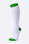 Meia HUPI Air Longa Branco e Verde