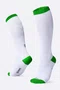 Meia HUPI Air Longa Branco e Verde
