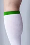 Meia HUPI Air Longa Branco e Verde