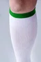 Meia HUPI Air Longa Branco e Verde