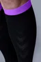 Meia HUPI Air Longa Preto e Roxo
