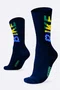 Meia HUPI Bike Brasil Azul Marinho