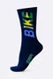 Meia HUPI Bike Brasil Azul Marinho