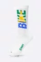 Meia HUPI Bike Brasil Branco Plus 42-46