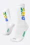Meia HUPI Bike Brasil Branco Plus 42-46