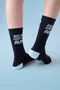 Meia HUPI Go For a Run Preto/Azul