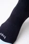 Meia HUPI Go For a Run Preto/Azul