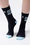 Meia HUPI Go For a Run Preto/Azul