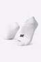 Meia Curta para Corrida HUPI Running Pro Invisível Branco LT