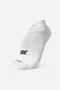 Meia Curta para Corrida HUPI Running Pro Invisível Branco LT