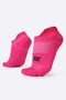 Meia Curta para Corrida HUPI Running Pro Invisível Rosa Neon - LT