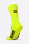 Meia HUPI Lisa Amarelo Neon - Tamanho Plus 42-46