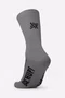 Meia HUPI Lisa Cinza Nardo - Tamanho Plus 42-46