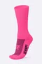 Meia HUPI Lisa Rosa Neon - LT para pés menores 34-38