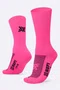 Meia HUPI Lisa Rosa Neon - LT para pés menores 34-38