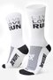 Meia HUPI Live Love Run Branca