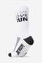 Meia HUPI Live Love Run Branca