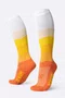 Meia HUPI Longa Colors Amarelo e Laranja