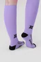 Meia HUPI Longa Roxo Liso