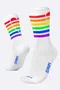 Meia HUPI Pride Heart Branco