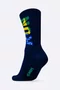 Meia HUPI Run Brasil Azul Marinho LT 34-38