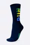 Meia HUPI Run Brasil Azul Marinho Plus 42-46