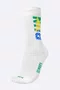 Meia HUPI Run Brasil Branco