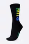 Meia HUPI Run Brasil Preto LT 34-38