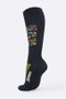 Meia HUPI Run Colors Preta Longa
