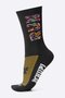 Meia HUPI Run Colors Preto LT- Para Pés Menores