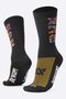 Meia HUPI Run Colors Preto LT- Para Pés Menores